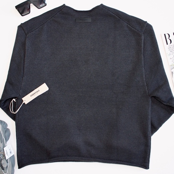 FEAR OF GOD ESSENTIALS Raw Edge Iron Knit Sweater - Picture 3 of 4